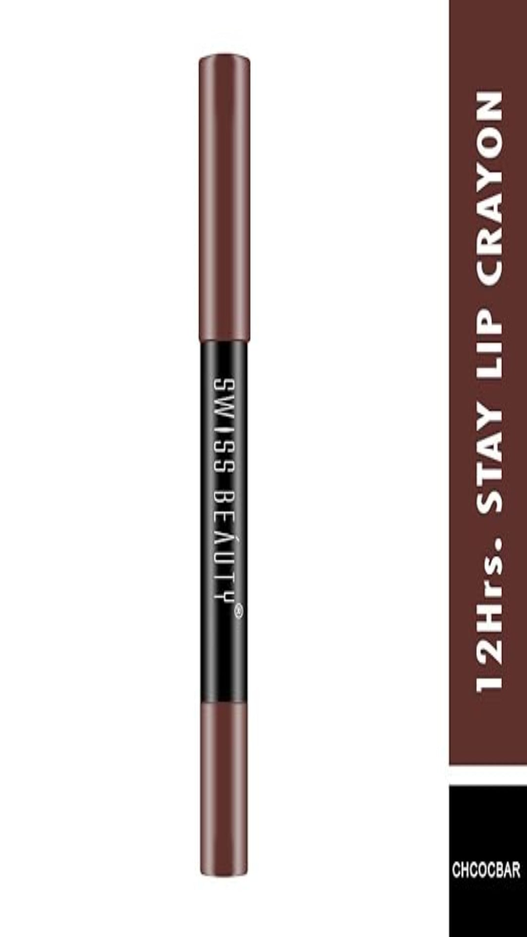 Swiss Beauty 12 Hrs. Stay Matte Lip Crayon Chocobar 1(8JL)