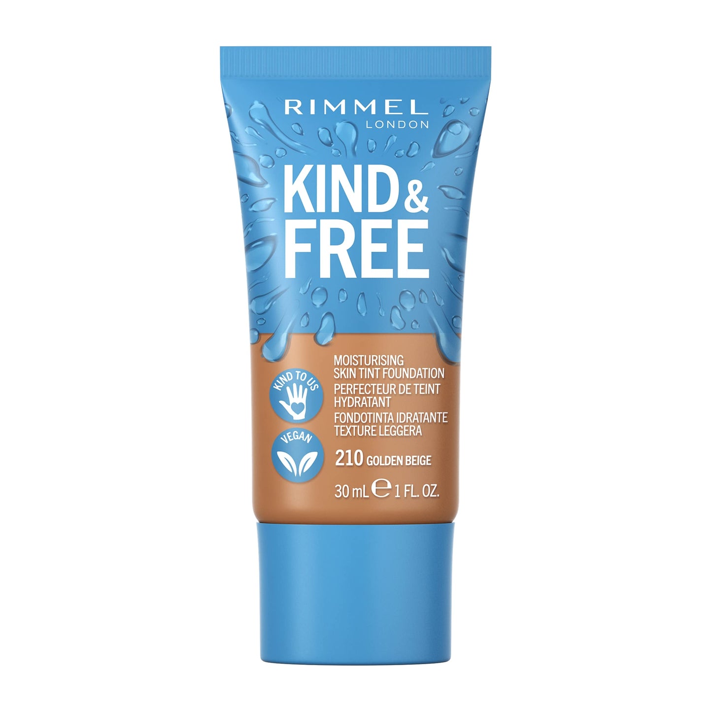 Rimmel London Kind & Free Moisturizing Skin Tint - Natural Beige (30ml) MU01