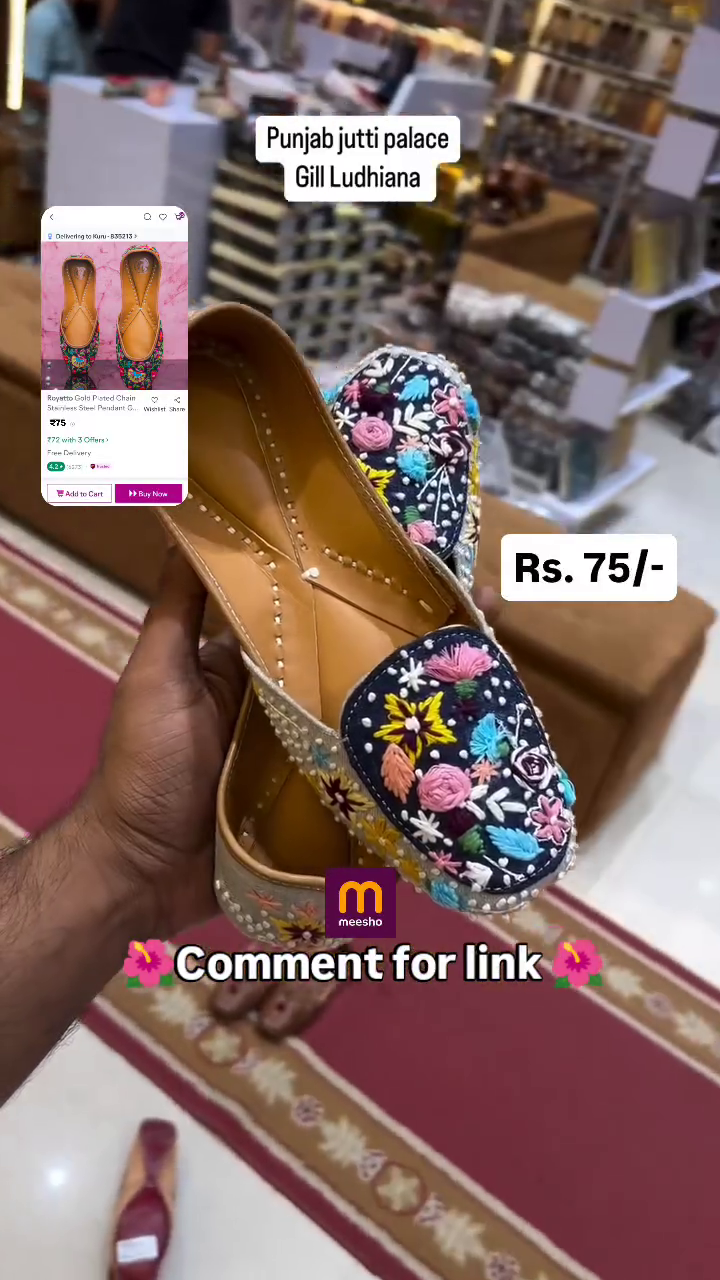 Embellished Mojaris Flats