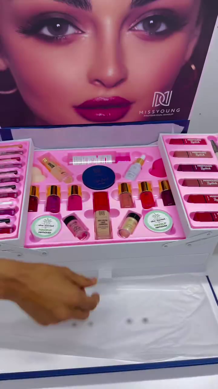 Complete Makeup Box with Beauty Essentials | Professional Cosmetic Kit