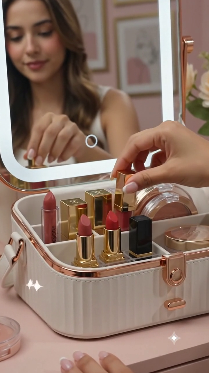 Monsoon Special Compact Makeup Kit + Mirror | Trendy Beauty Set